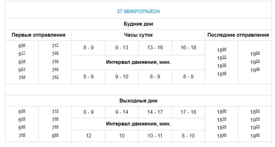 Расписание автобусов волжский